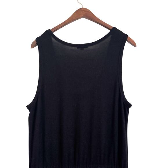 RAILS Becky Lounge Sleeveless Romper Jumpsuit Black Large L - Picture 10 of 13